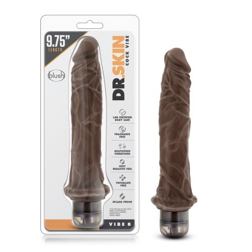 Dr Skin Dr. Skin - Cock Vibe No8 Vibrator - Chocolate