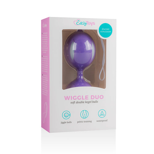 Easytoys Geisha Collection Wiggle Duo Vaginaballetjes - Paars/Wit